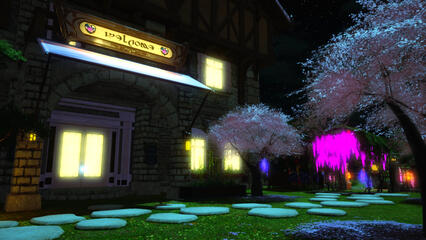 Cafe Exterior - Night